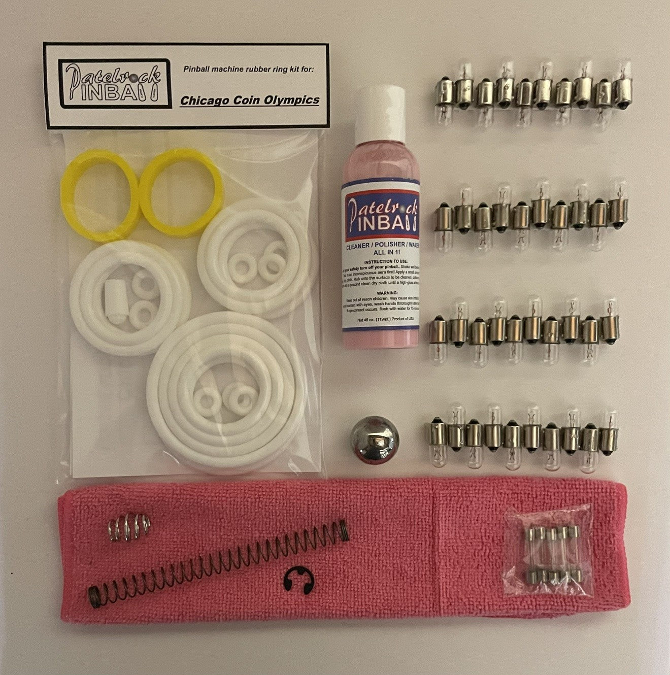 Chicago Coin Olympics Pinball Machine Maintenance Kit
