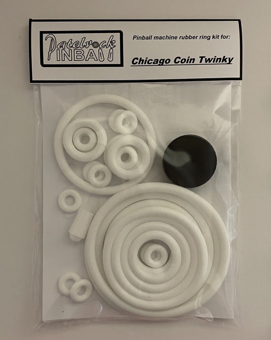 Chicago Coin Twinky Pinball Machine Rubber Ring Kit
