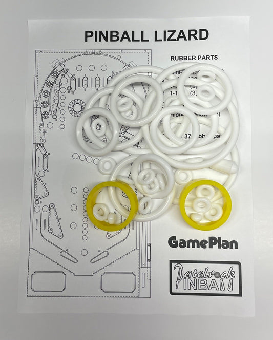 Game Plan Pinball Lizard Pinball Machine Rubber Ring Kit