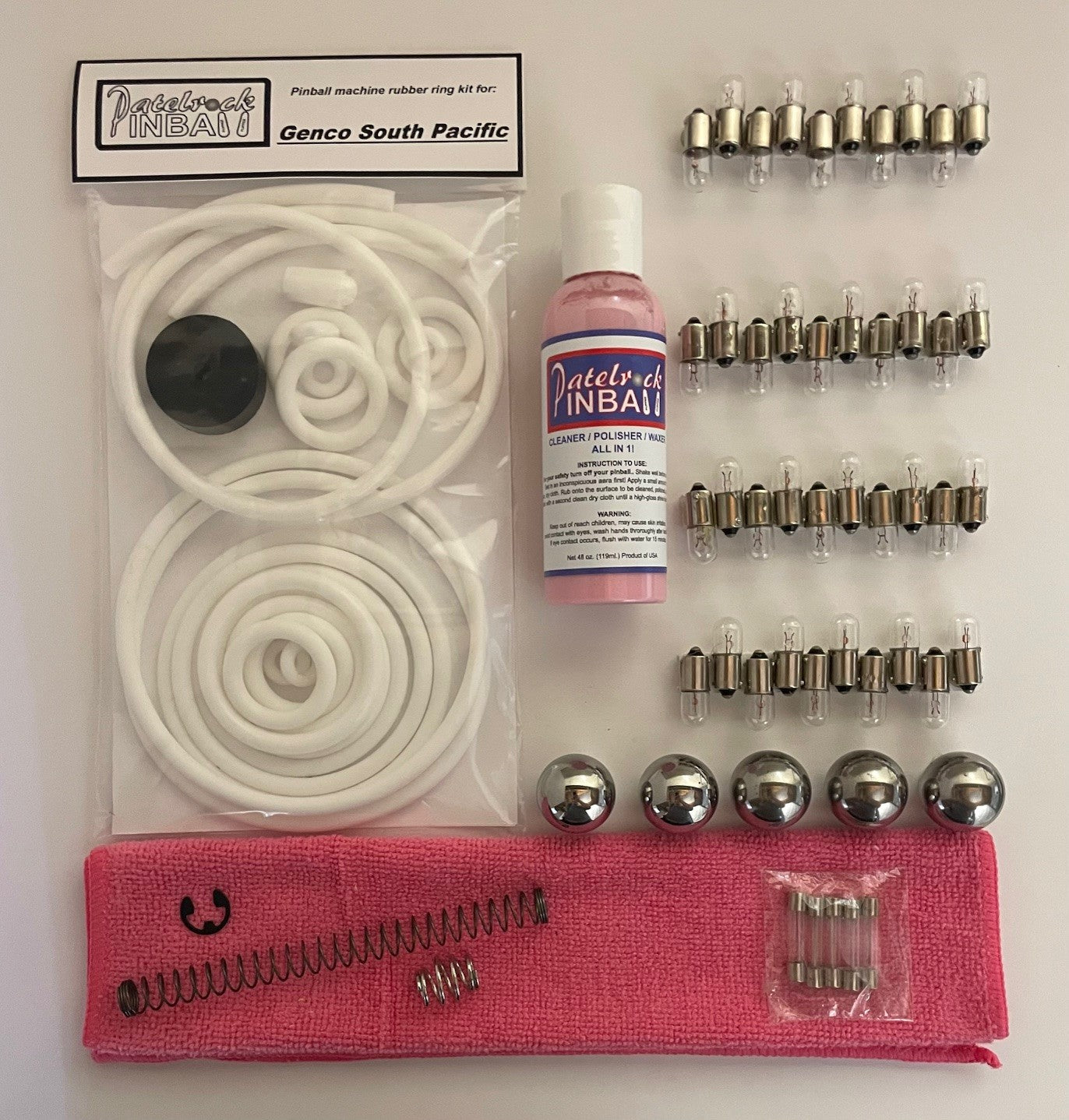 Genco South Pacific Pinball Machine Maintenance Kit