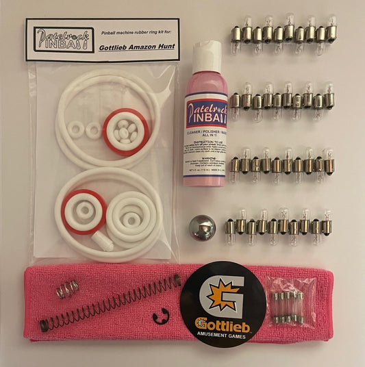 Gottlieb Amazon Hunt Pinball Machine Maintenance Kit