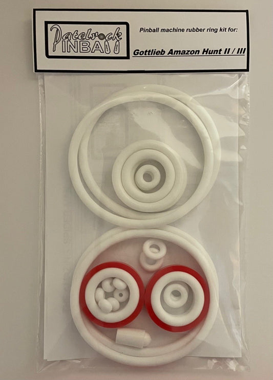 Gottlieb Amazon Hunt II Pinball Machine Rubber Ring Kit