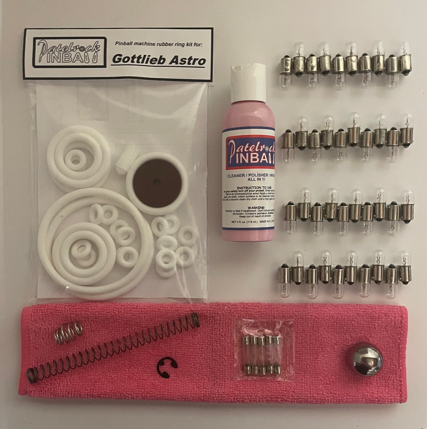 Gottlieb Astro Pinball Machine Maintenance Kit