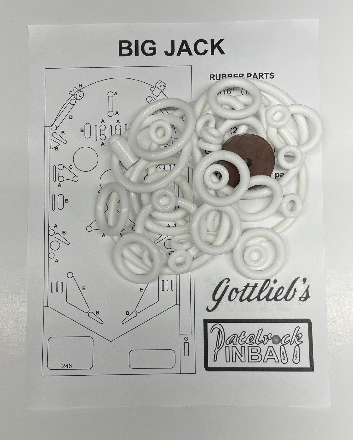 Gottlieb Big Jack Pinball Machine Maintenance Kit