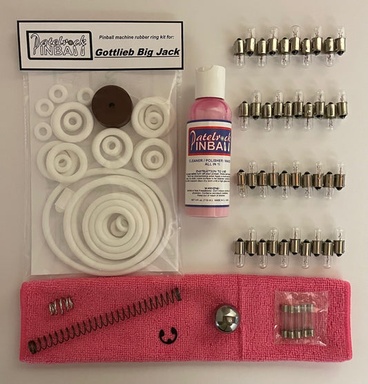 Gottlieb Big Jack Pinball Machine Maintenance Kit