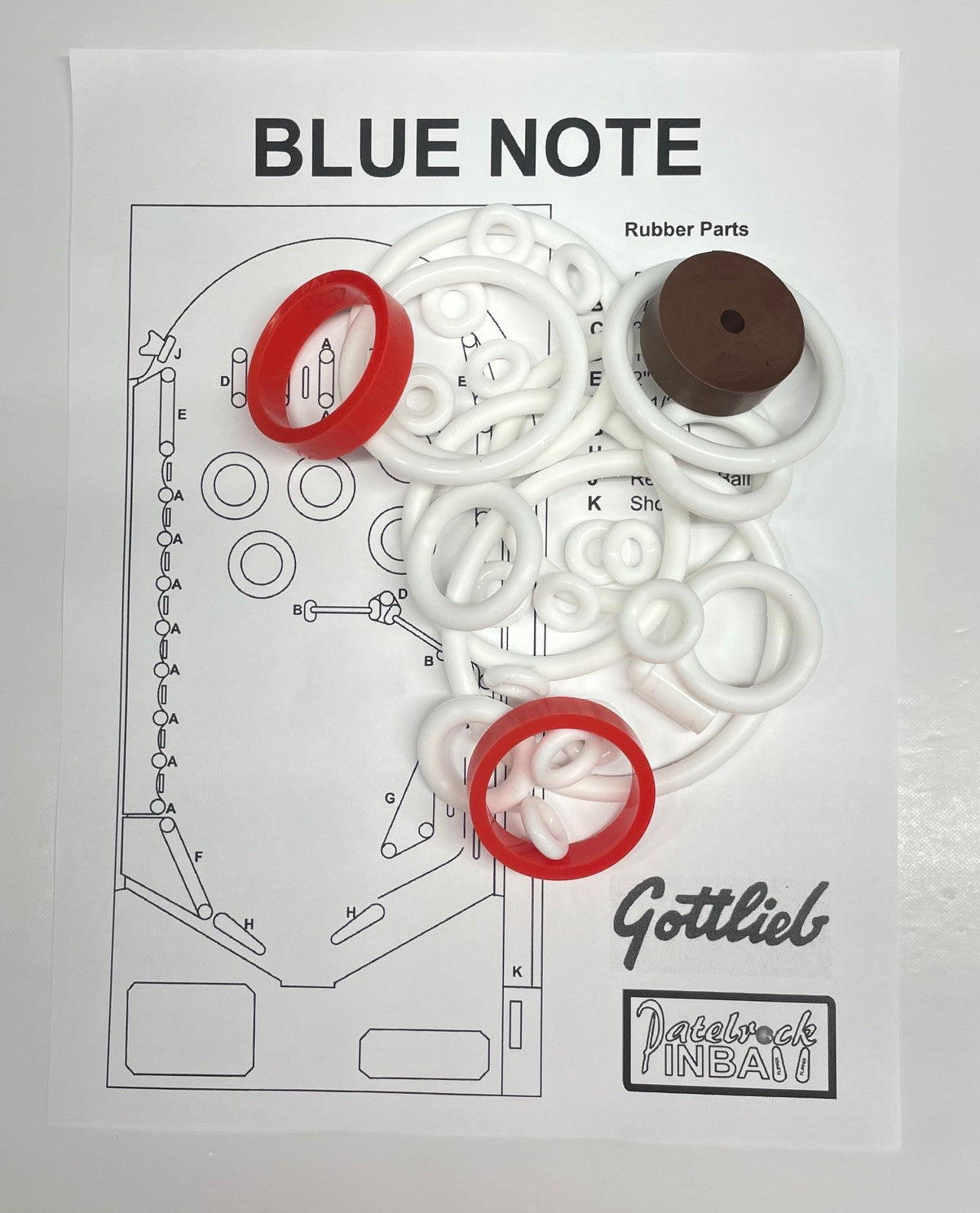 Gottlieb Blue Note Pinball Machine Maintenance Kit