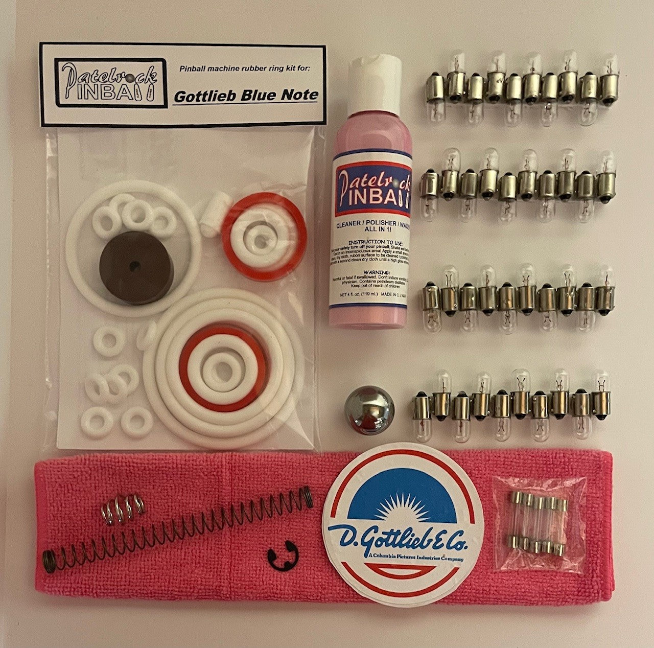Gottlieb Blue Note Pinball Machine Maintenance Kit