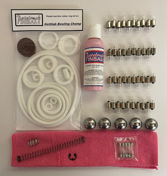 Gottlieb Bowling Champ Pinball Machine Maintenance Kit