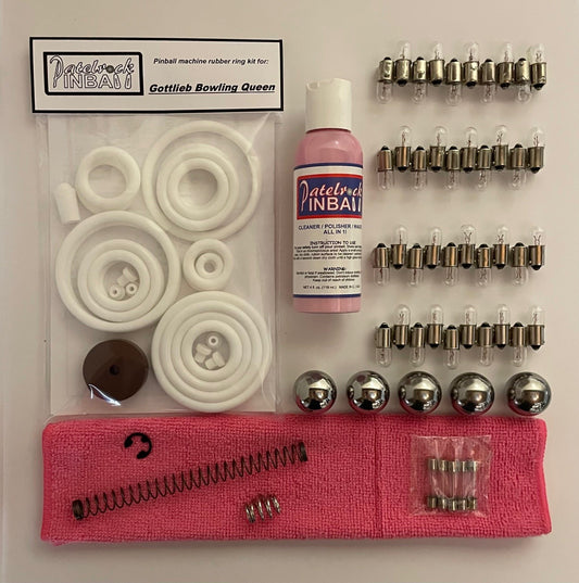 Gottlieb Bowling Queen Pinball Machine Maintenance Kit