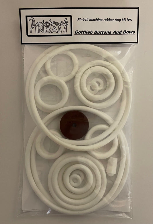 Gottlieb Buttons and Bows Pinball Machine Rubber Ring Kit