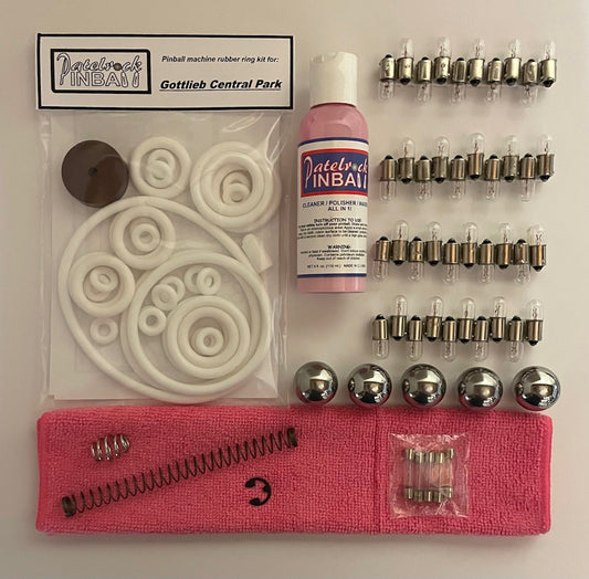 Gottlieb Central Park Pinball Machine Maintenance Kit