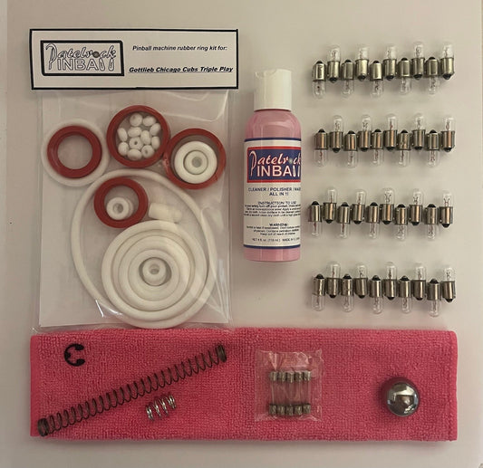 Gottlieb Chicago Cubs Triple Play Pinball Machine Maintenance Kit