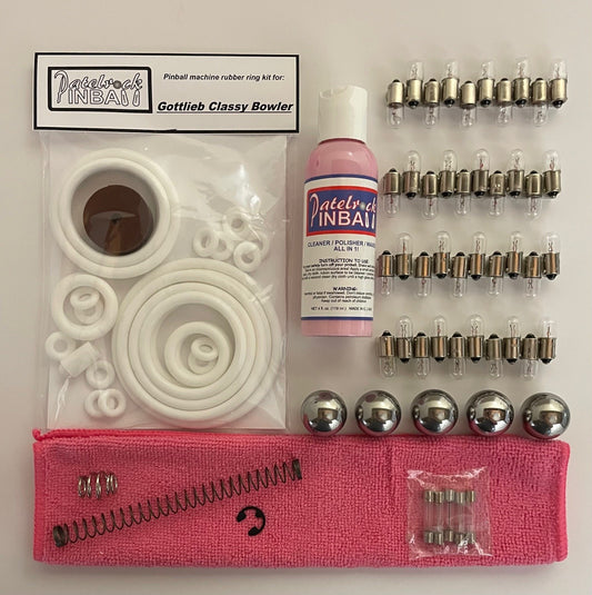 Gottlieb Classy Bowler Pinball Machine Maintenance Kit