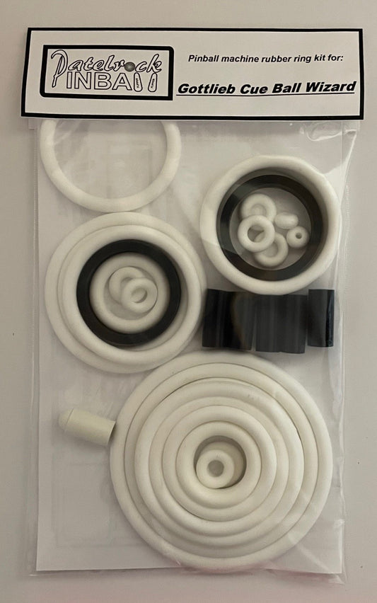 Gottlieb Cue Ball Wizard Pinball Machine Rubber Ring Kit