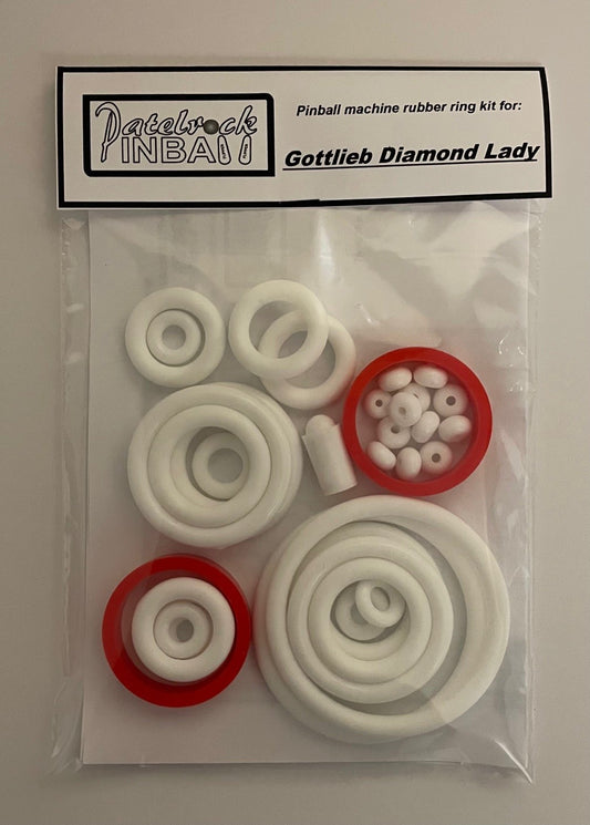 Gottlieb Diamond Lady Pinball Machine Rubber Ring Kit