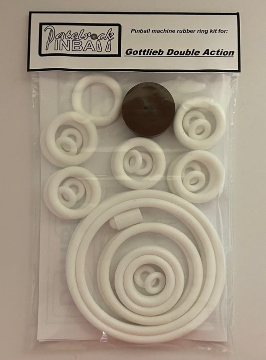 Gottlieb Double Action Pinball Machine Rubber Ring Kit