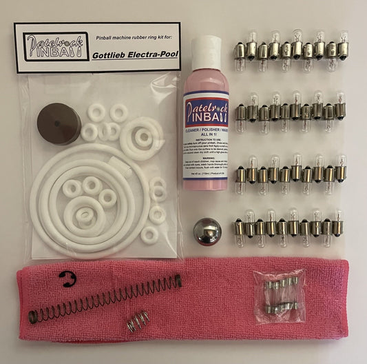 Gottlieb Electra Pool Pinball Machine Maintenance Kit