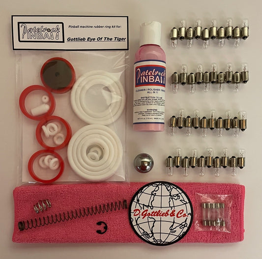 Gottlieb Eye Of The Tiger Pinball Machine Maintenance Kit