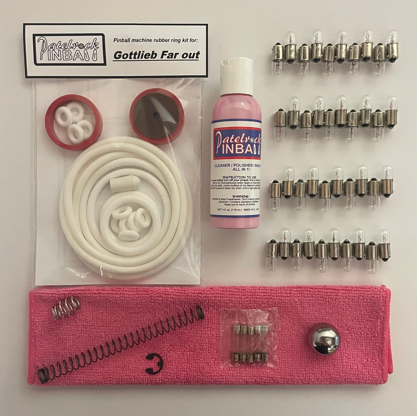 Gottlieb Far Out Pinball Machine Maintenance Kit
