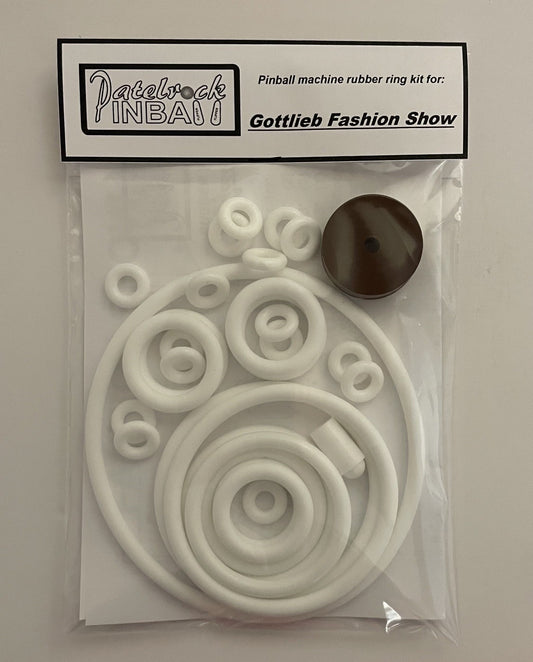 Gottlieb Fashion Show Pinball Machine Rubber Ring Kit