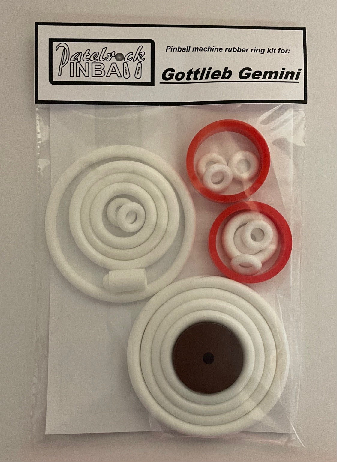 Gottlieb Gemini Pinball Machine Rubber Ring Kit