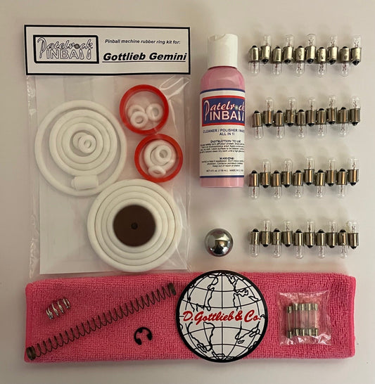 Gottlieb Gemini Pinball Machine Maintenance Kit