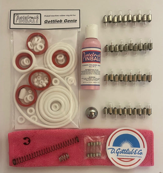 Gottlieb Genie Pinball Machine Maintenance Kit