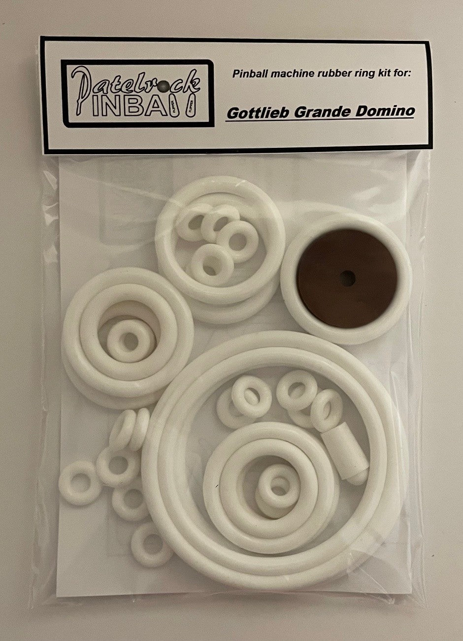 Gottlieb Grande Domino Pinball Machine Rubber Ring Kit