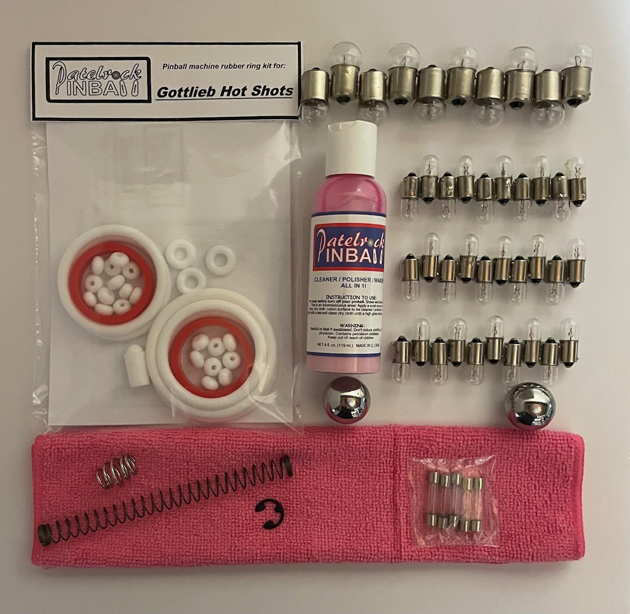 Gottlieb Hot Shots Pinball Machine Maintenance Kit