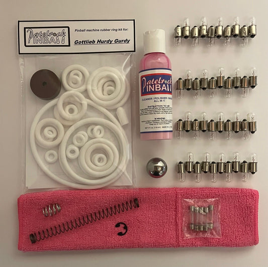 Gottlieb Hurdy Gurdy Pinball Machine Maintenance Kit