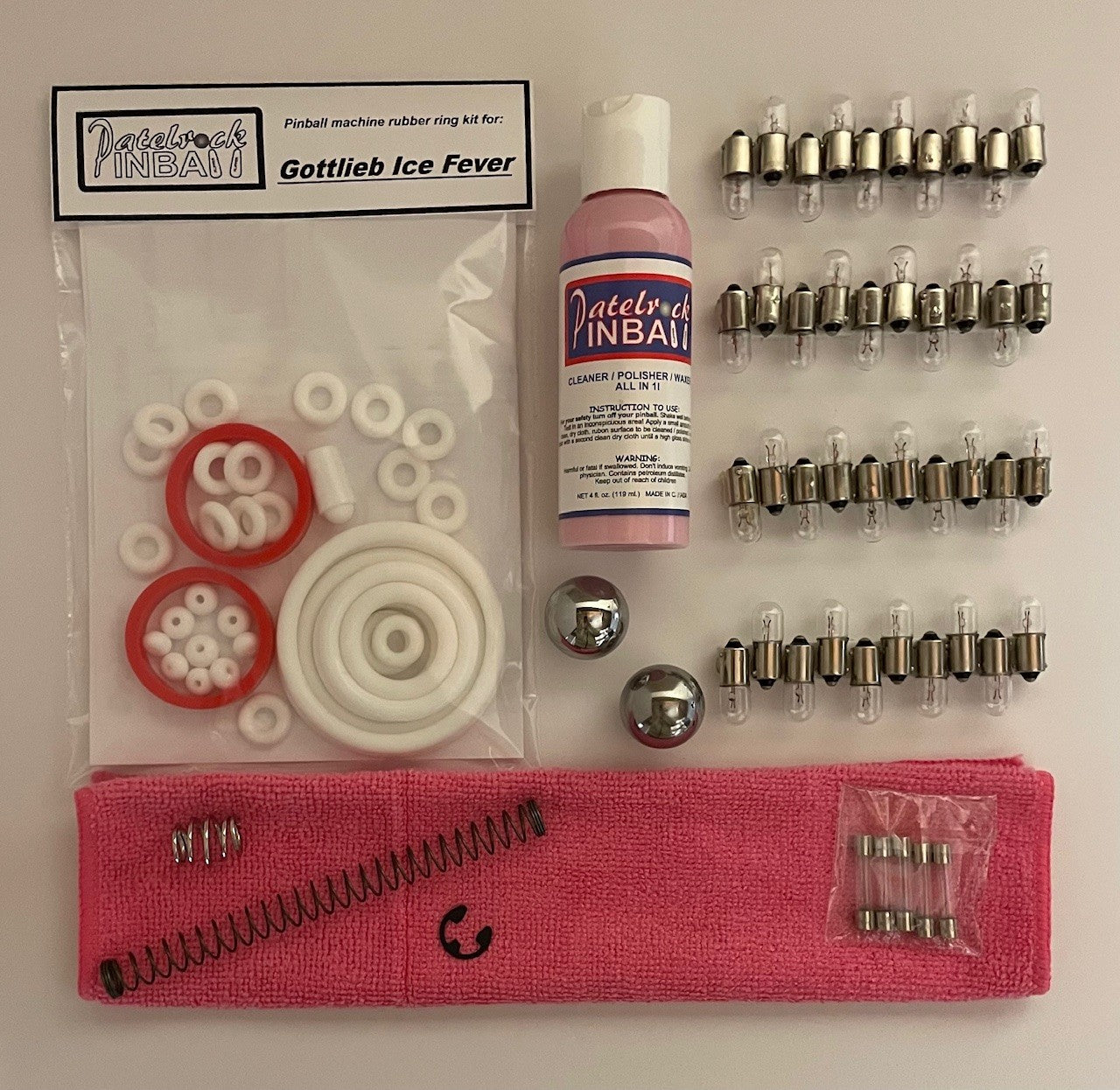 Gottlieb Ice Fever Pinball Machine Maintenance Kit