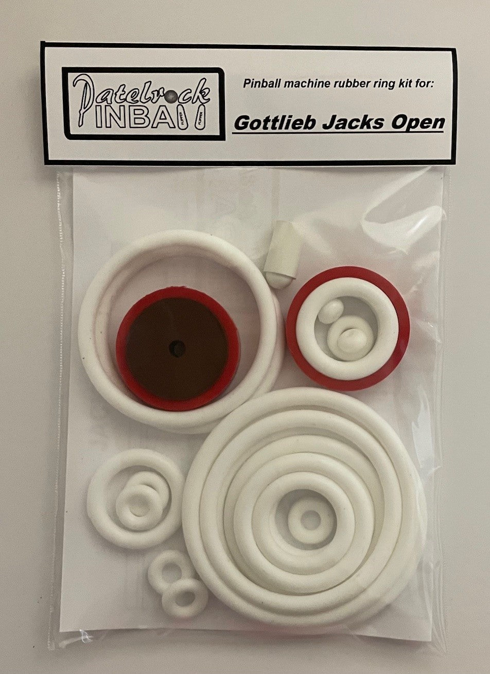 Gottlieb Jacks Open Pinball Machine Rubber Ring Kit