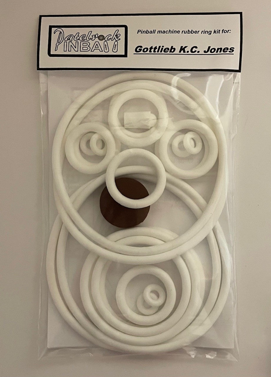 Gottlieb K.C. Jones Pinball Machine Rubber Ring Kit