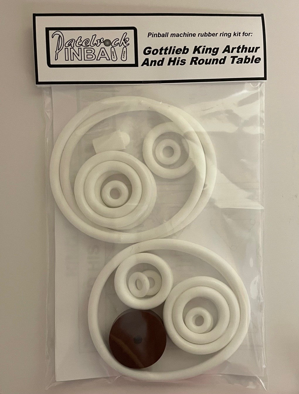 Gottlieb King Arthur and his Round Table Pinball Machine Rubber Ring Kit