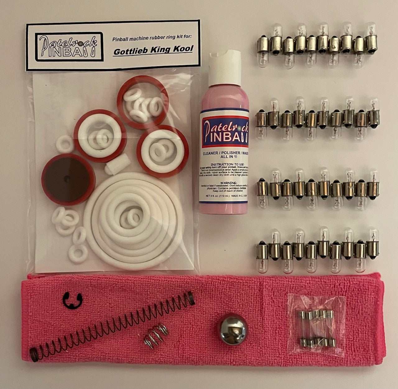 Gottlieb King Kool Pinball Machine Maintenance Kit