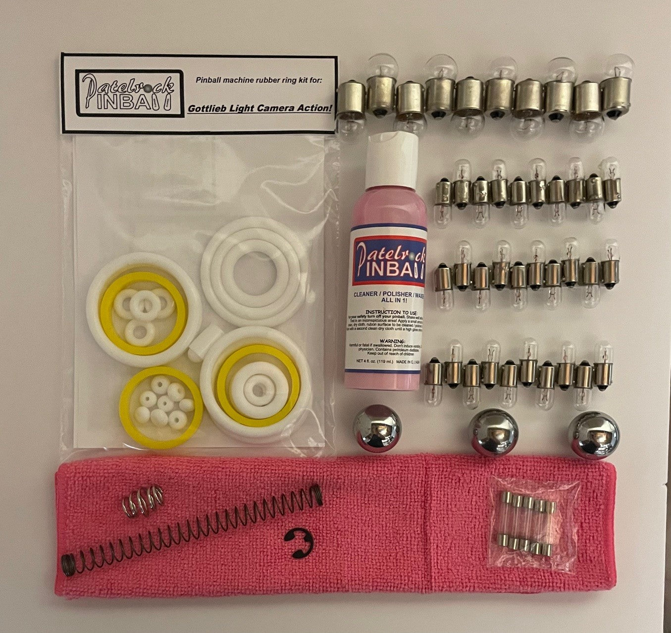 Gottlieb Lights Camera Action! Pinball Machine Maintenance Kit