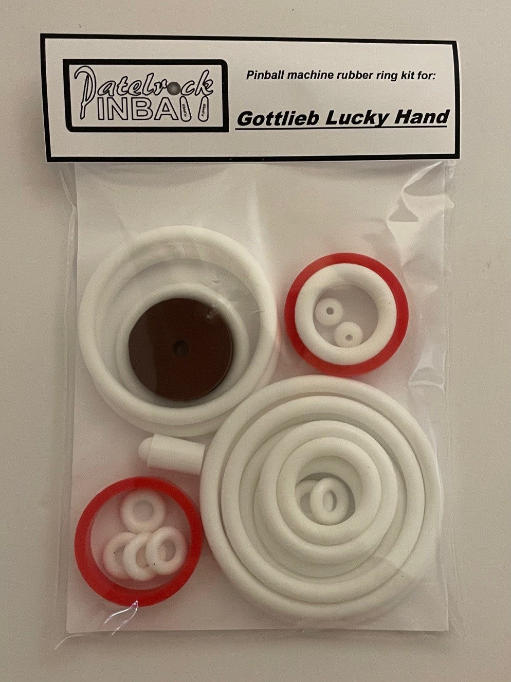 Gottlieb Lucky Hand Pinball Machine Rubber Ring Kit