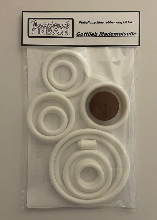 Gottlieb Mademoiselle Pinball Machine Rubber Ring Kit