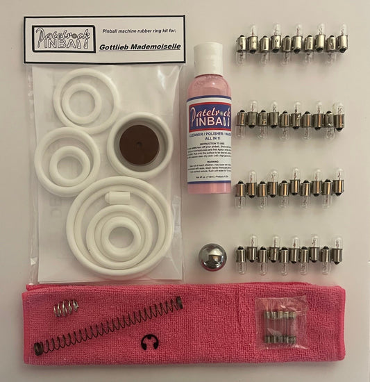 Gottlieb Mademoiselle Pinball Machine Maintenance Kit