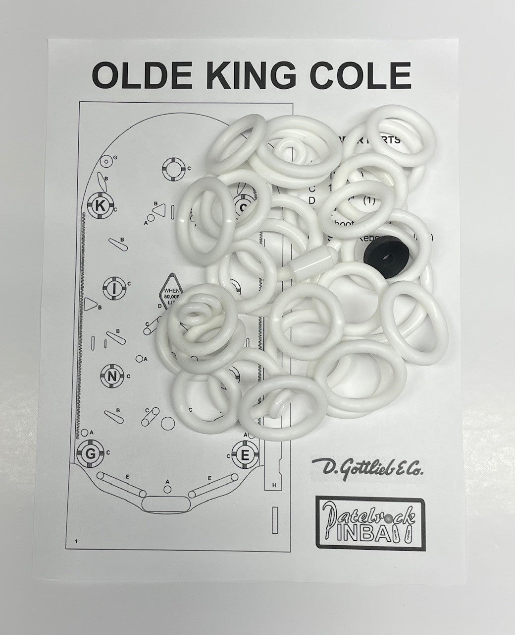 Gottlieb Olde King Cole Pinball Machine Maintenance Kit