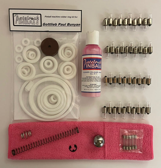 Gottlieb Paul Bunyan Pinball Machine Maintenance Kit