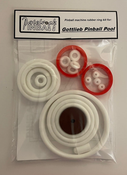 Gottlieb Pinball Pool Pinball Machine Rubber Ring Kit