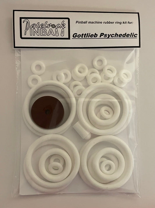 Gottlieb Psychedelic Pinball Machine Rubber Ring Kit