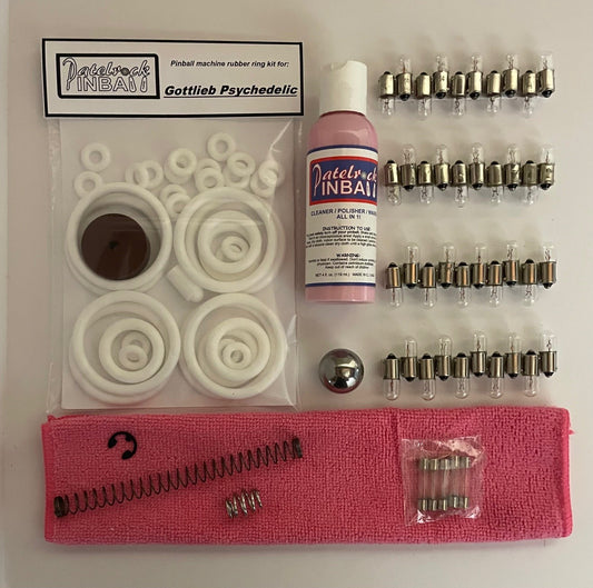 Gottlieb Psychedelic Pinball Machine Maintenance Kit