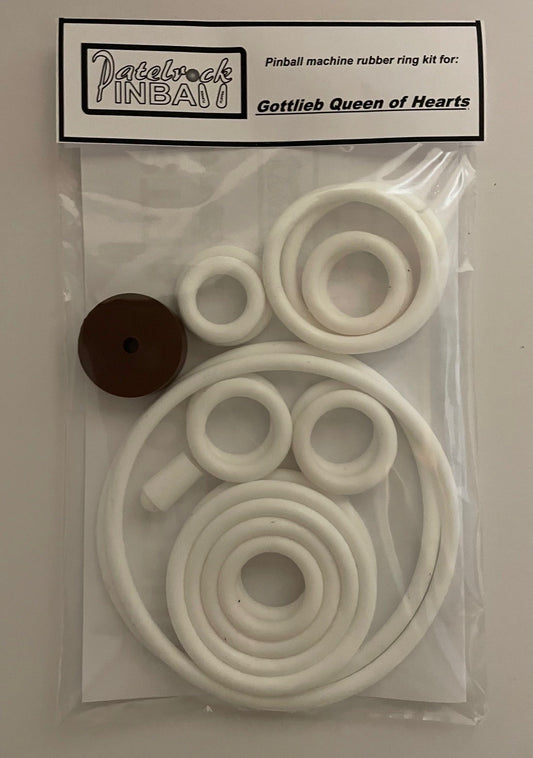 Gottlieb Queen of Diamonds Pinball Machine Rubber Ring Kit