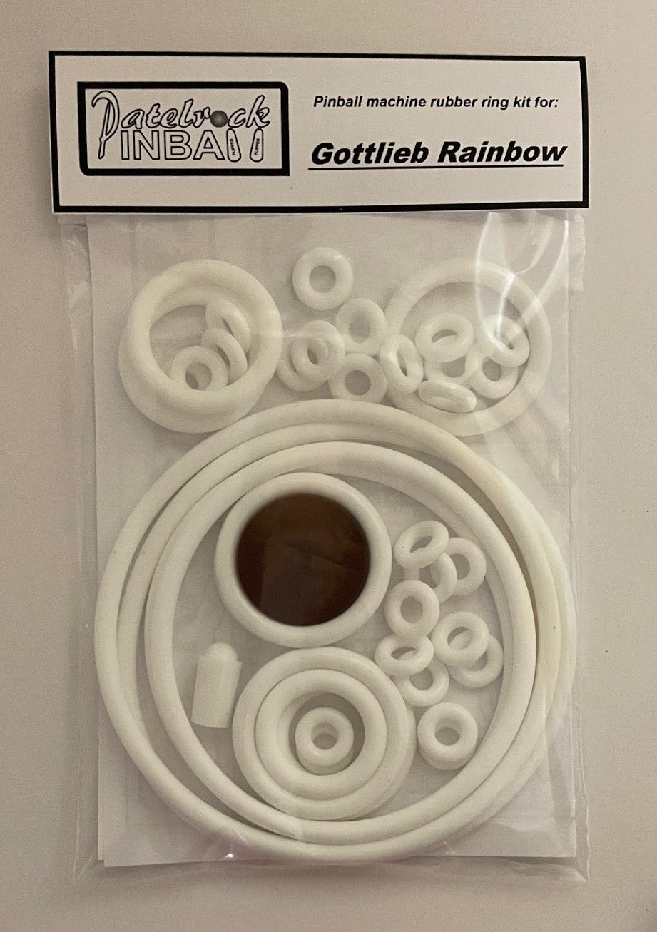 Gottlieb Rainbow Pinball Machine Rubber Ring Kit