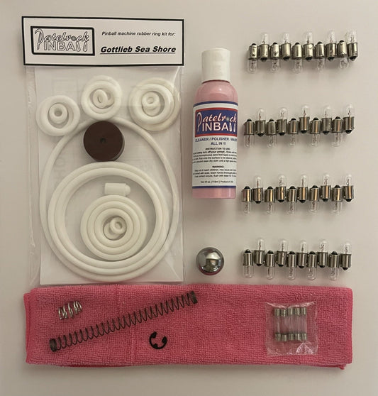 Gottlieb Sea Shore Pinball Machine Maintenance Kit