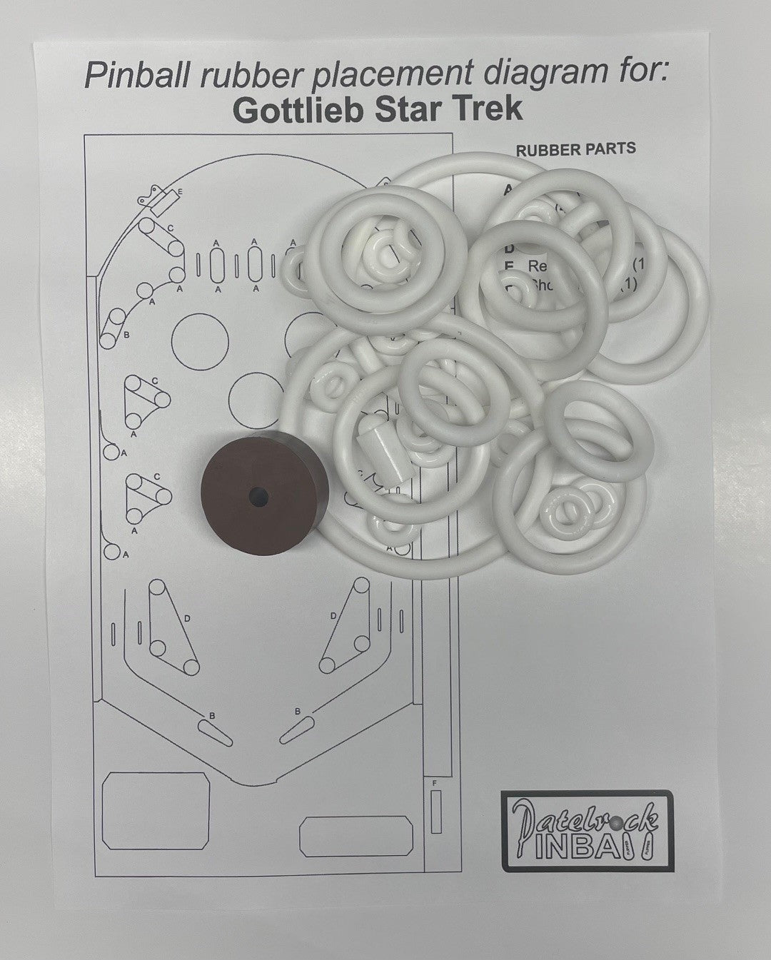 Gottlieb Star Trek Pinball Machine Maintenance Kit