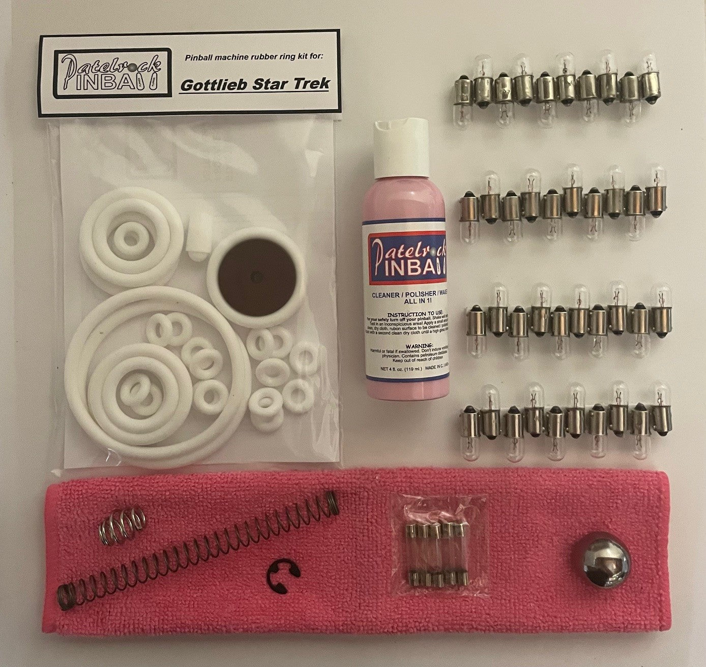 Gottlieb Star Trek Pinball Machine Maintenance Kit