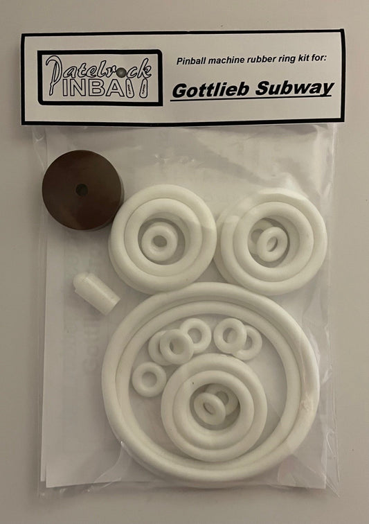 Gottlieb Subway Pinball Machine Rubber Ring Kit